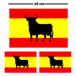 Bandera España con Toro