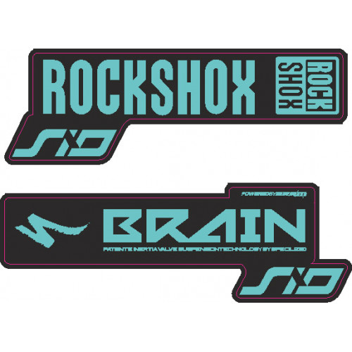 Pegatinas Horquilla RockShox Brain 2017