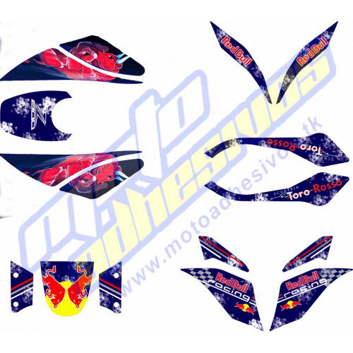 Kit adhesivos Kawasaki Z800 Toro Rosso