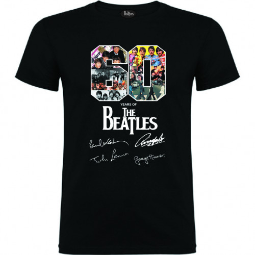 Camiseta 60 Years of The Beatles