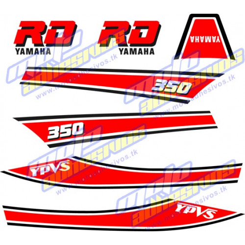 Kit adhesivos compatibles Yamaha RD 350 1985