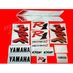 Kit adhesivos Yamaha R1 1998 Blanca/Roja