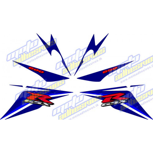 Kit adhesivos Suzuki GSXR 600/750 2011 Réplica originales
