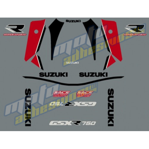 Kit adhesivos Suzuki GSXR 750 1990