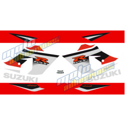 Kit adhesivos Suzuki GSXR 600 2005 negra/roja